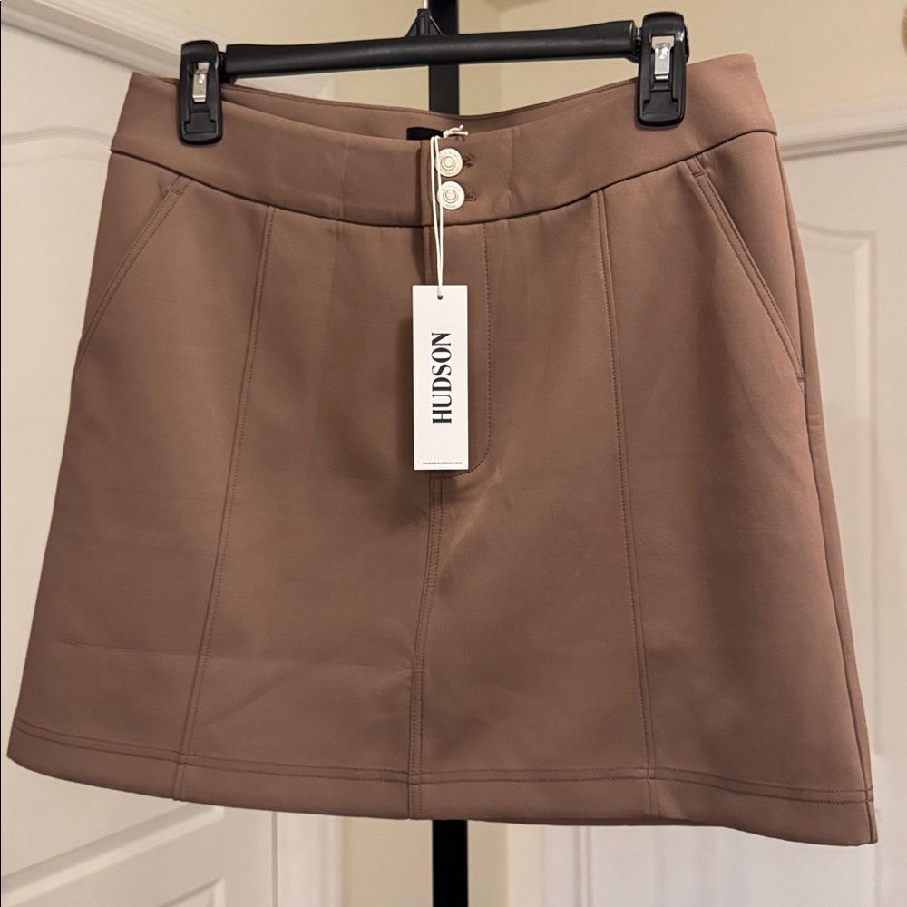 Hudson Taupe Skirt - Size M NWT